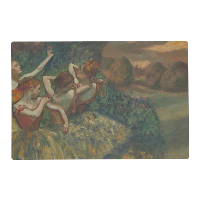Four Dancers, Impressionist Painting, Edgar Degas Placemat (Front)