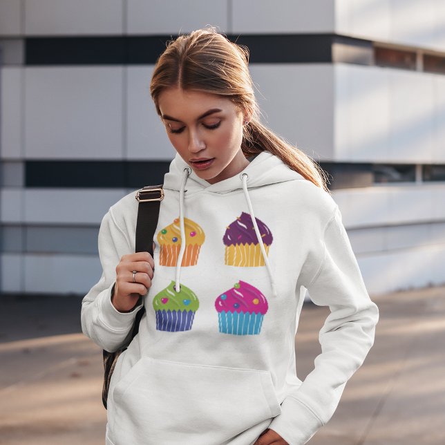 Four Decorated Cupcakes Hoodie (Creator Uploaded)