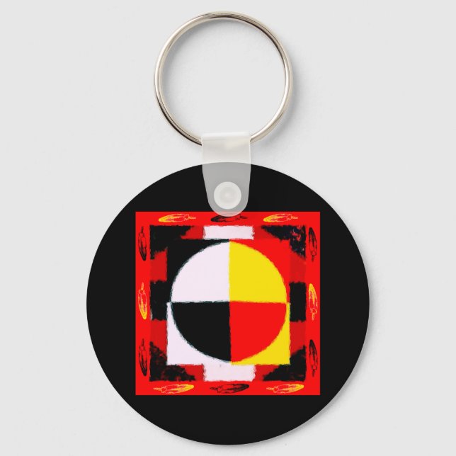 Four Directions Keychain (Front)