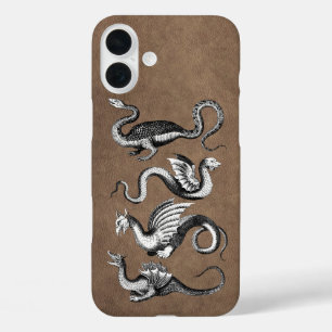 Four Dragons Faux Leather iPhone 16 Plus Case