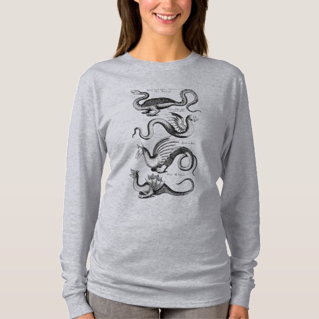 Four Dragons Medieval T-Shirt (Front)