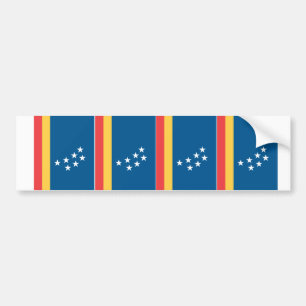 FOUR Durham Flag Bumper Sticker