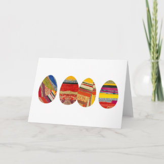 Four Eggs for Easter Holiday Card