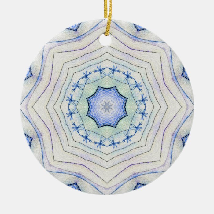 Four Elements Air Mandala Christmas Ornament