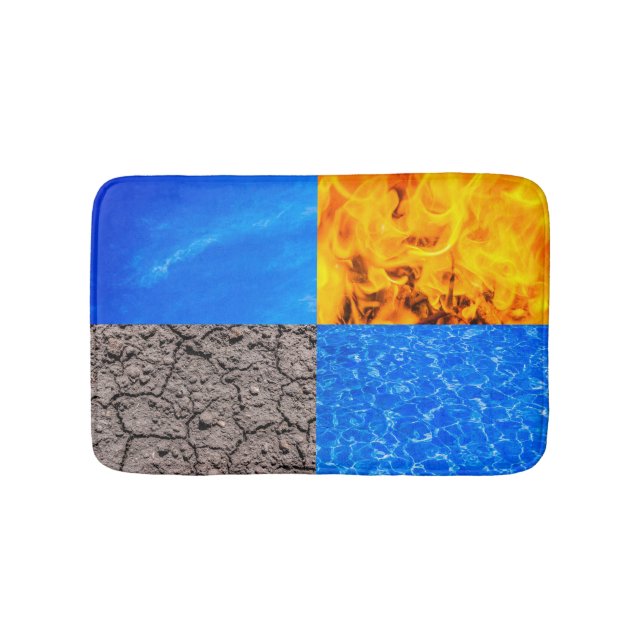 Four Elements Bathroom Mat (Front)