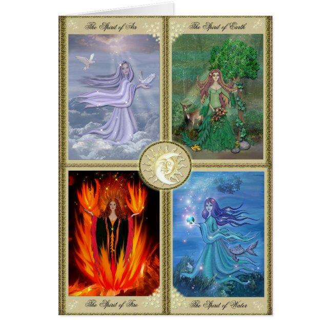 Four Elements Cards (Front)