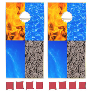Four Elements Cornhole Set
