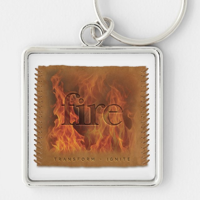 FOUR ELEMENTS - Fire - Keychain (Front)