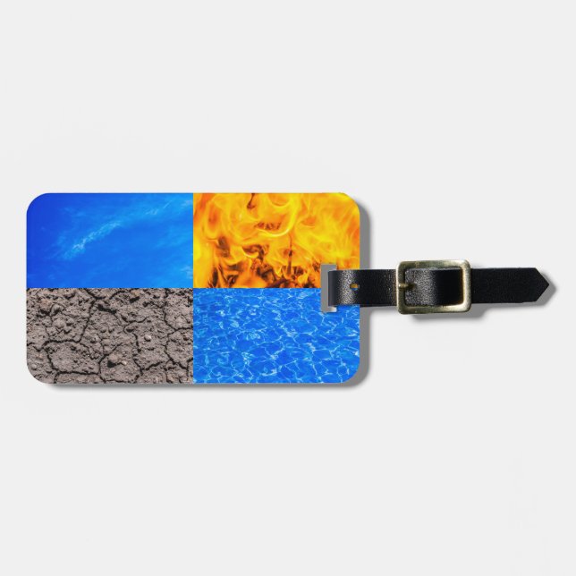 Four Elements Luggage Tag (Front Horizontal)