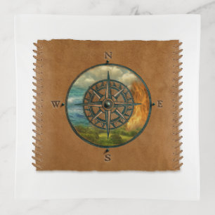 FOUR ELEMENTS - Medicine Wheel - Trinket Tray