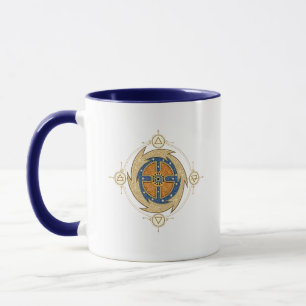Four Elements Moroccan Mandala Sacred Geometry Mug
