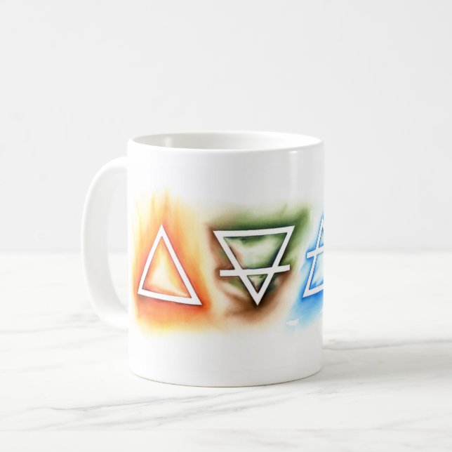Four elements mug (Front Left)