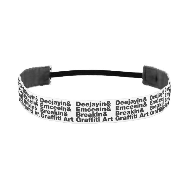 Four Elements of Hip Hop Athletic Headband (Front)