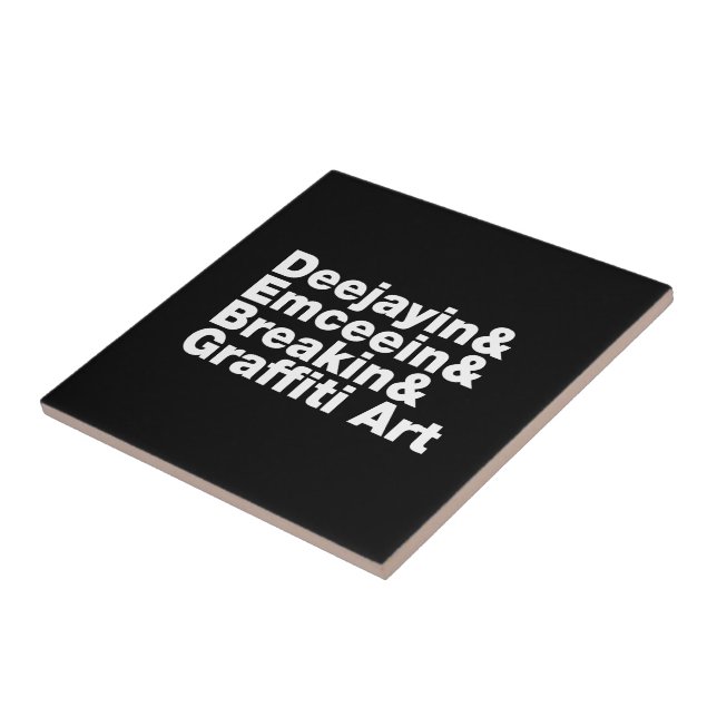 Four Elements of Hip Hop Tile (Side)