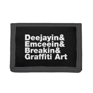 Four Elements of Hip Hop Tri-fold Wallet