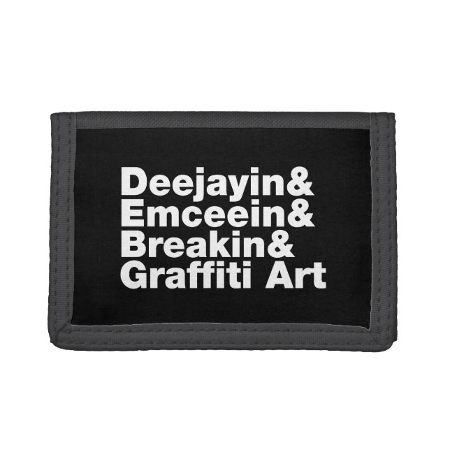 Four Elements of Hip Hop Tri-fold Wallet (Front)