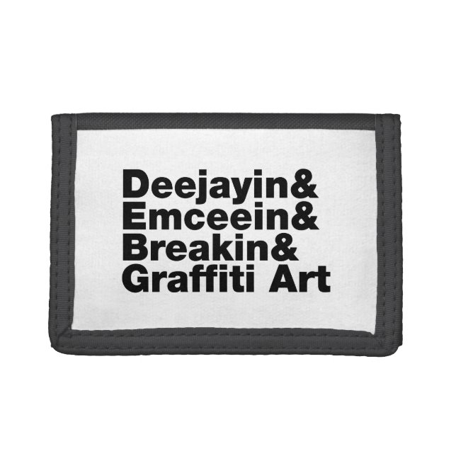 Four Elements of Hip Hop Trifold Wallet (Front)