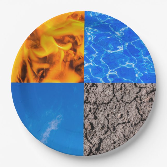 Four Elements Paper Plates (Front)