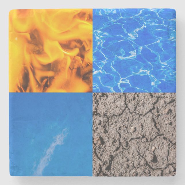 Four Elements Stone Coaster (Front)