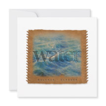 Four Elements - WATER - Personalized Notecard