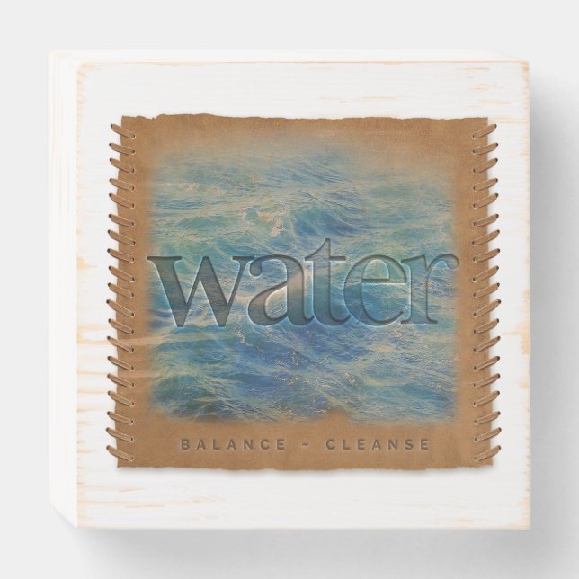 Four Elements - Water - Wood Box Art (Front Horizontal)