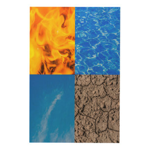 Four Elements Wood Wall Art