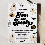 Four Ever Spooky Fourth 4th Birthday Party Invitation<br><div class="desc">This is a Four Ever Spooky Halloween Fourth 4th Birthday Party Invitation!</div>