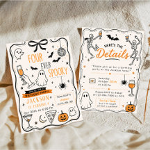 Four Ever Spooky Halloween 4th Birthday Party