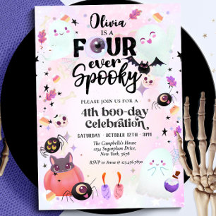 Four ever spooky invitation
