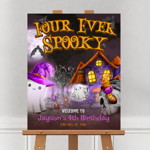 Four Ever Spooky Welcome Sign