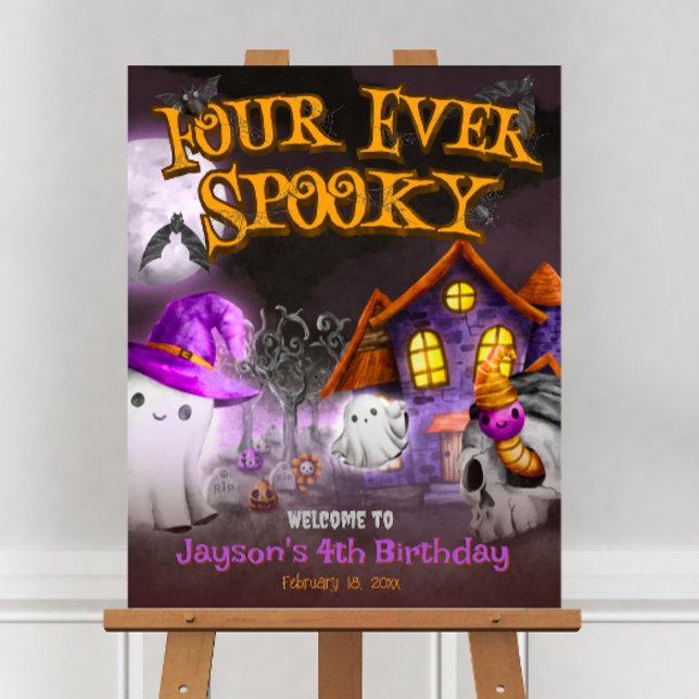 Four Ever Spooky Welcome Sign (Four Ever Spooky Welcome Sign
)