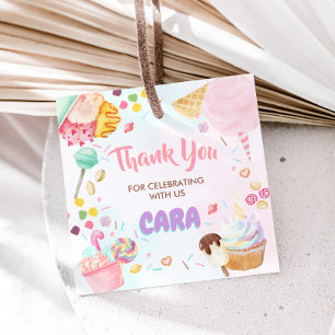 Four Ever Sweet Birthday Party Favor Tags