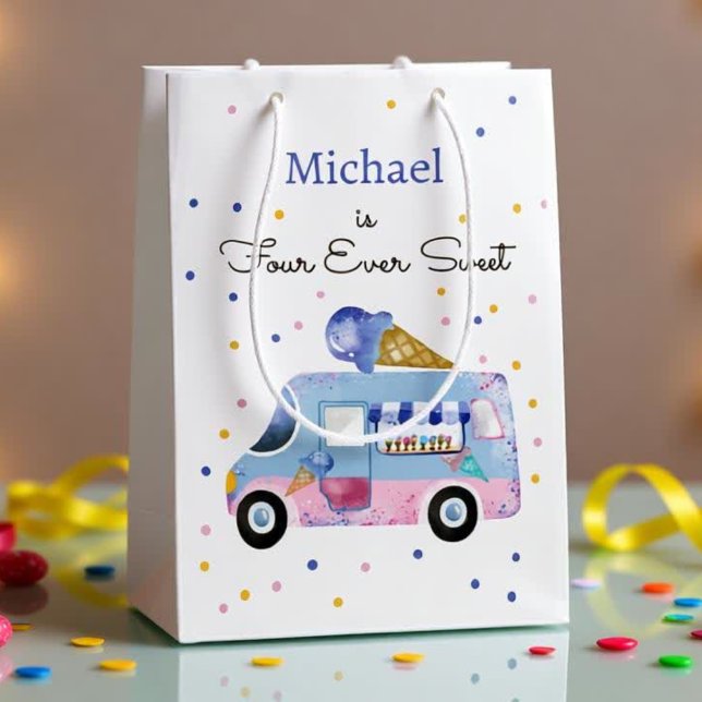 Four ever sweet forth birthday medium gift bag (Creator Uploaded)
