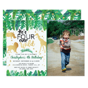 Download Jungle Birthday Invitations | Zazzle