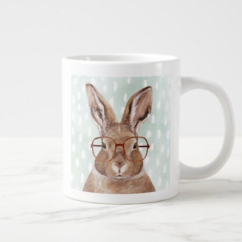 Four_Eyed Forester  Bunny Rabbit Giant Coffee Mug