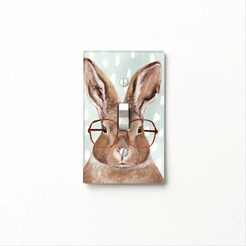 Four_Eyed Forester  Bunny Rabbit Light Switch Cover