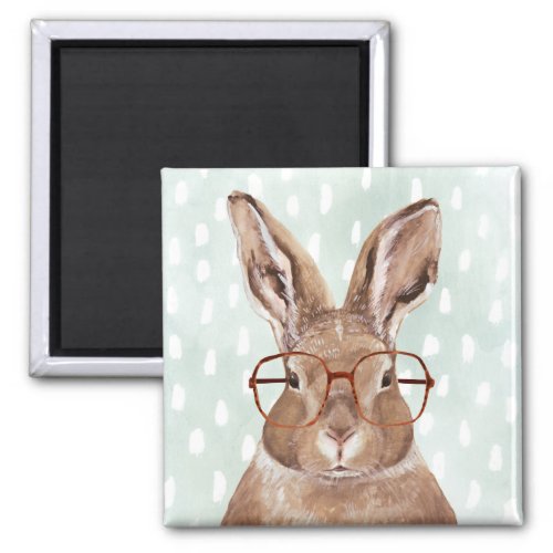 Four_Eyed Forester  Bunny Rabbit Magnet
