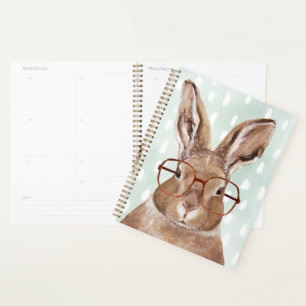 Four-Eyed Forester Bunny Rabbit Planner