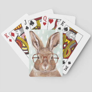 Four-Eyed Forester   Bunny Rabbit Poker Cards