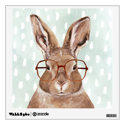 Four_Eyed Forester  Bunny Rabbit Wall Decal