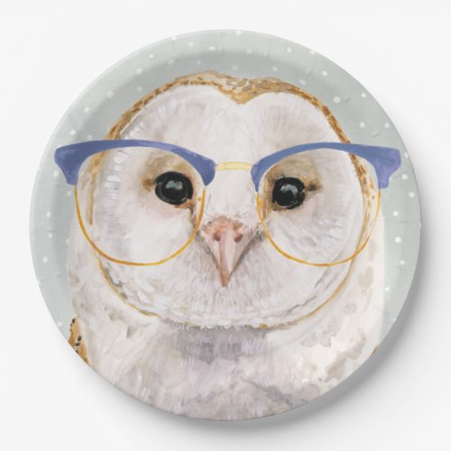 Four_Eyed Forester  Wise Owl Paper Plates
