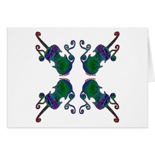 FOUR FANCY FIDDLES CARDS (Front Horizontal)
