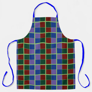Four Fandom Colors Checkered Apron