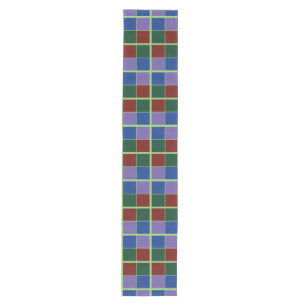 Four Fandom Colors Checkered Medium Table Runner