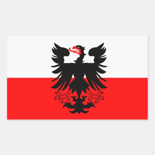 FOUR Flag of Deventer Rectangular Sticker