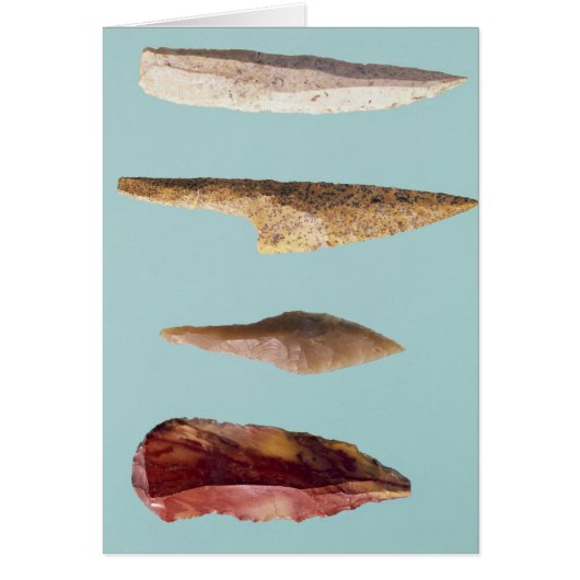 Four Flint Tools Cards (Front)