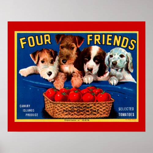 Four Friends Poster