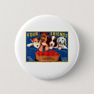 Four Friends Tomtatoes Button