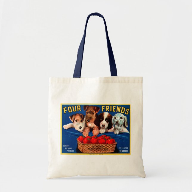 Four Friends Tote Bag (Front)