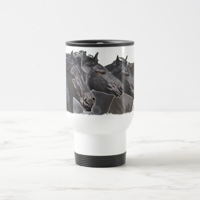 Four Friesians Travel Mug (Center)